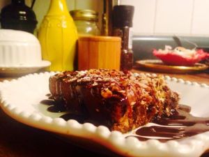 Chocolate Chip Cookie Brownies with Pecans and Toasted Coconut